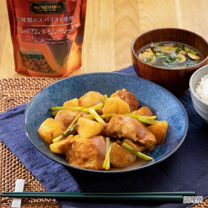プレミアムタイム】カレールウ（カレールー） 中辛／6皿分 180g