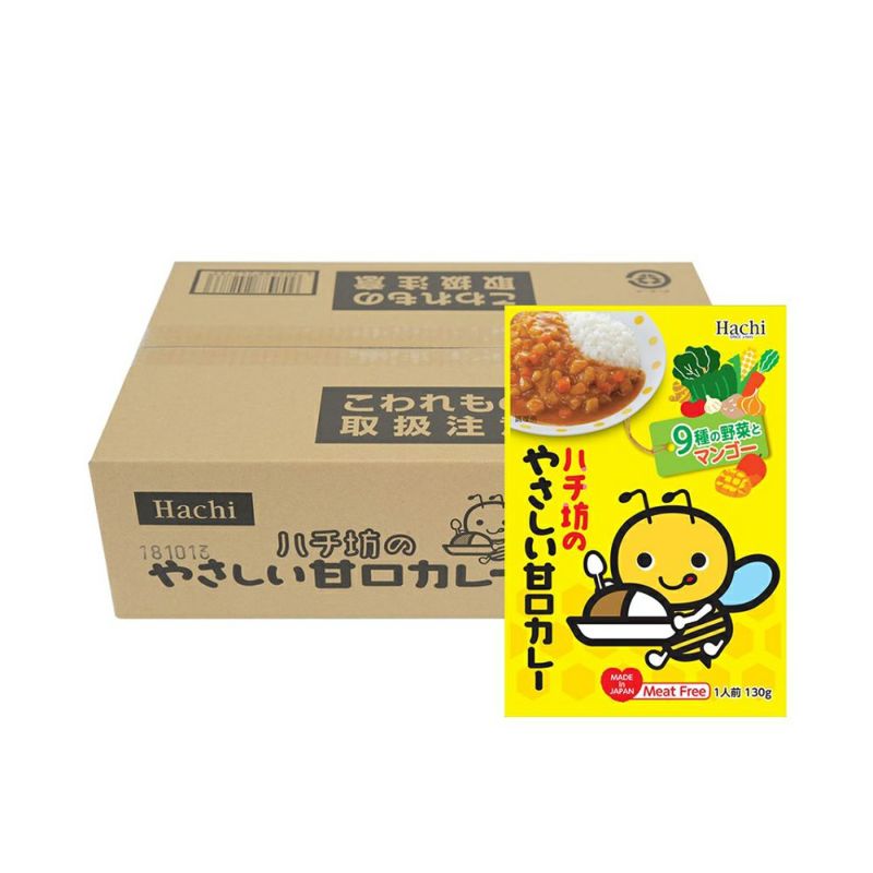 Amazon.co.jp: ハチ食品 ハチ坊のやさしい甘口カレー 130g×24個