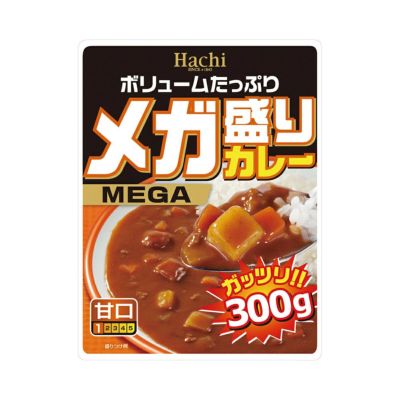 ボリュームたっぷり！】メガ盛りハヤシ／レトルトハヤシ 1人前 300g | ハチ食品の通販・オンラインショップ