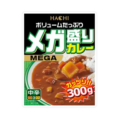 【ボリュームたっぷり！】メガ盛りハヤシ／レトルトハヤシ 1人前 300g | ハチ食品の通販・オンラインショップ