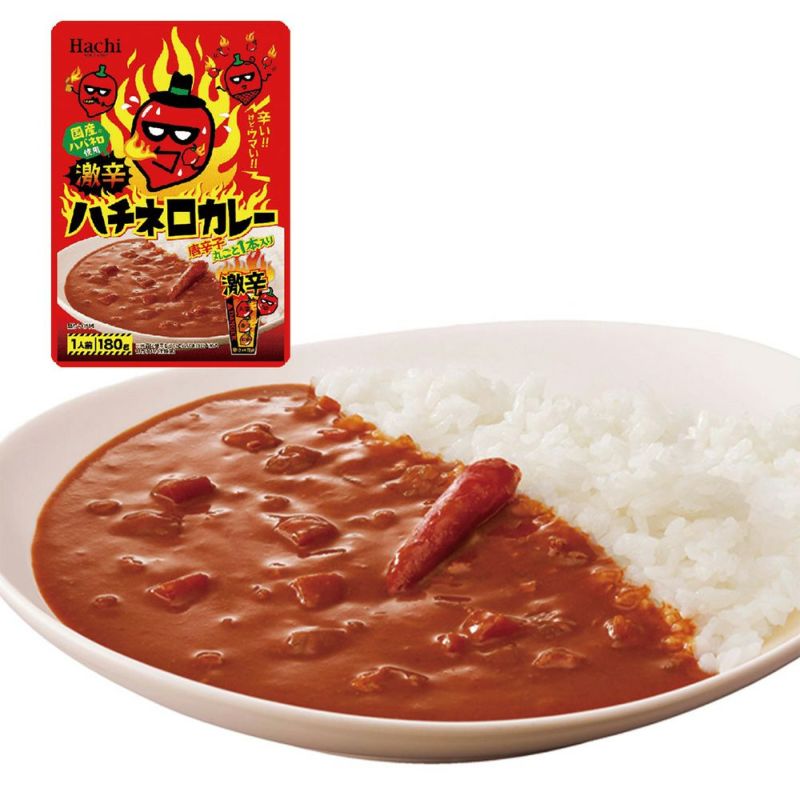 激辛カレー】激辛ハチネロカレー／レトルトカレー 1人前 180g