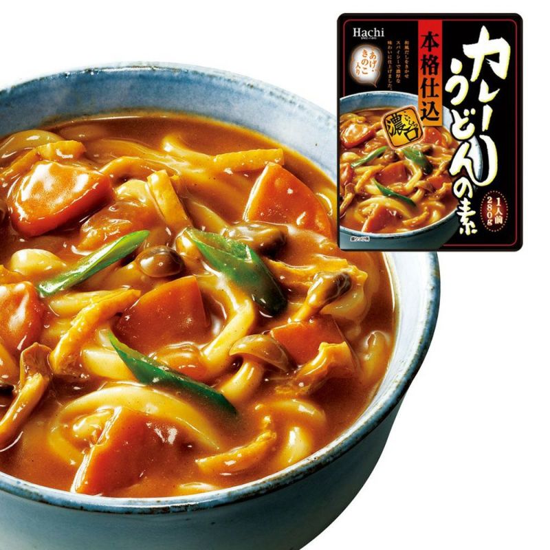 Amazon.co.jp: ハチ食品 本格仕込カレーうどんの素 濃口 280g×20