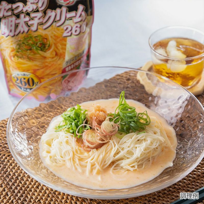 たっぷりパスタソース】たっぷり明太子クリーム260／レトルト