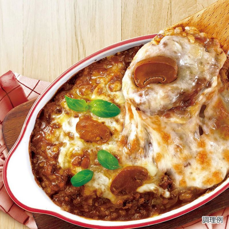 あまったご飯で簡単アレンジ】ミラノ風仕立て ミートドリア／1